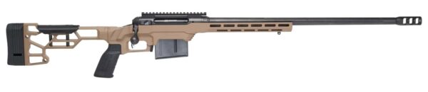 Savage 110 Precision, 300 Winchester Magnum, 24" Heavy Barrel, Flat Dark Earth, MDT LSS XL Chassis, 5Rd, Includes 1 AICS Magazine/ 20 MOA 1 Piece EGW Rail
