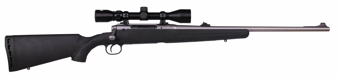 Savage Axis 223 Rem, Stainless, Scope Package