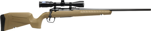 Savage Axis 2 XP Combo 22-250 Remington, 22" Barrel, Flat Dark Earth, Boresighted 3-9x40mm Scope, 4rd - Firearm | The Gun Shop