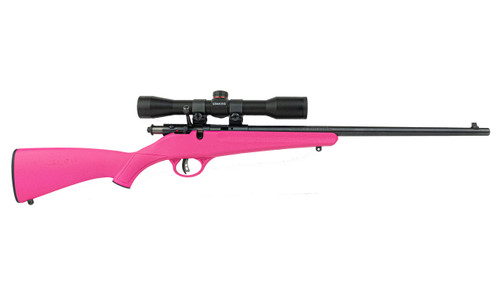 *USED* Savage Rascal Single Shot Youth 22LR/Long/Short 16.1" Barrel, Pink Synthetic Stock, 1rd - Firearm | The Gun Shop