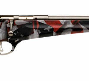 Savage Rascal Youth .22 LR, 16.13" Barrel, Blued, American Flag Stock, 1rd