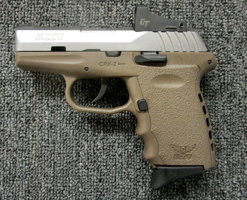 Preowned, Never Fired, SCCY CPX-2 Semi-Automatic Pistol, 9mm, 3.1 ...