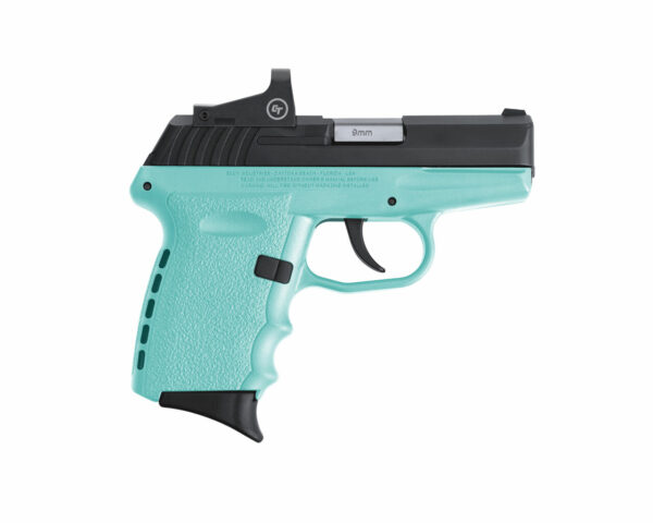 SCCY CPX-2 9mm, 3.1" Barrel, CTS-1500 RDS, Robin Egg Blue, 10rd