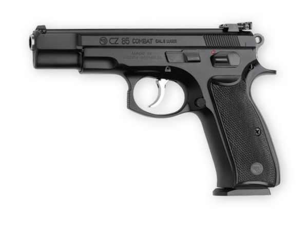 CZ 85 Combat 9mm Black Polycoat 16rd Mags
