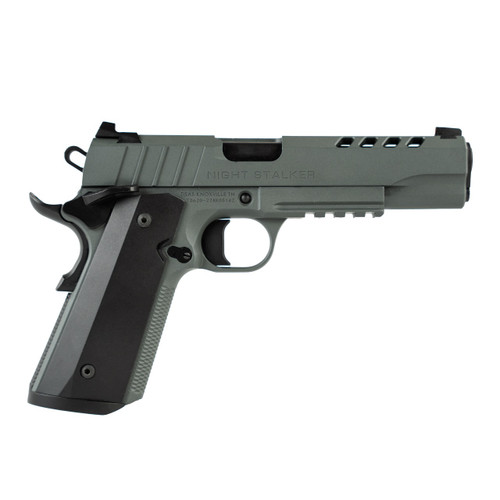 Tisas 1911 Night Stalker 9mm, 5" Barrel, Platinum Grey Cerakote, 9rd - 1911 Guns | The Gun Shop
