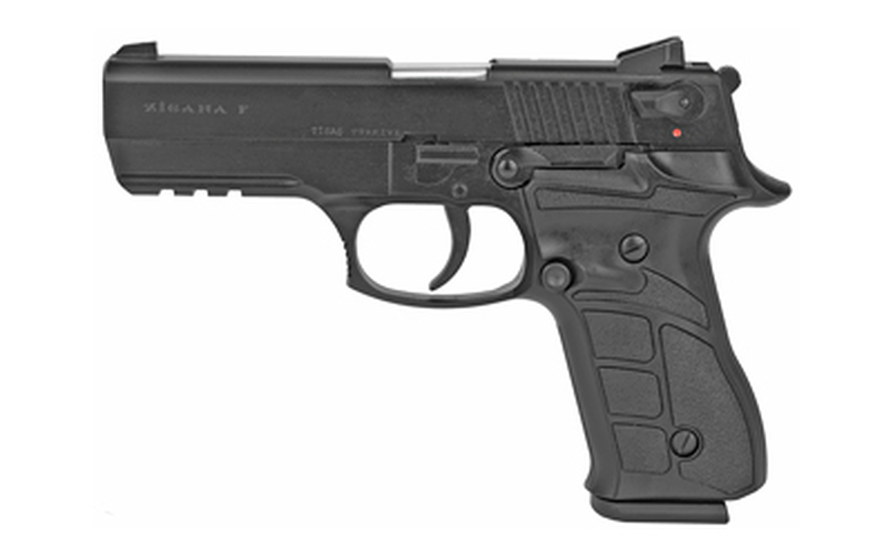 Tisas Zigana F 9mm, 4.6" Barrel, Black, 2x 15rd