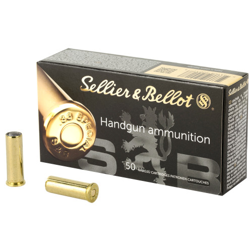 Sellier & Bellot Target 38 Special, 148gr, Wadcutter, 50rd Box - Ammo | The Gun Shop