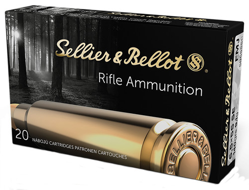 Sellier & Bellot 6.5x55 Swedish, 140gr, 2582 fps, FMJBT, 20Bx/20Cs - Ammo | The Gun Shop
