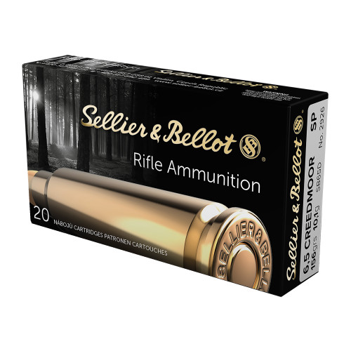 Sellier & Bellot Rifle 6.5 Creedmoor, 156gr, Soft Point, 20rd Box - Ammo | The Gun Shop