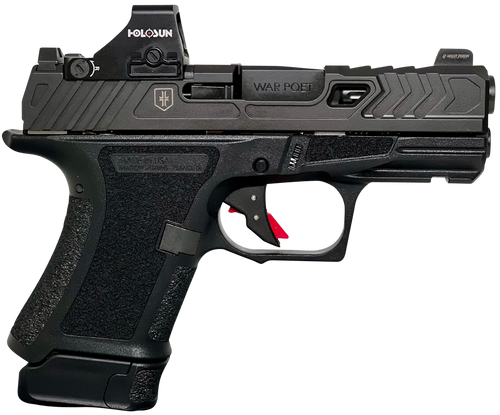 Shadow Systems CR920 War Poet 9mm, 3.4" Barrel, Black, Includes Holosun Red Dot Sight, 10rd - Firearm | The Gun Shop