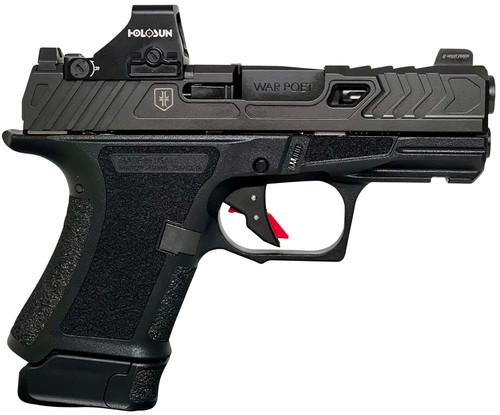 Shadow Systems CR920 War Poet 9mm, 3.4" Barrel, Black, Includes Holosun Red Dot Sight, 13rd - Firearm | The Gun Shop