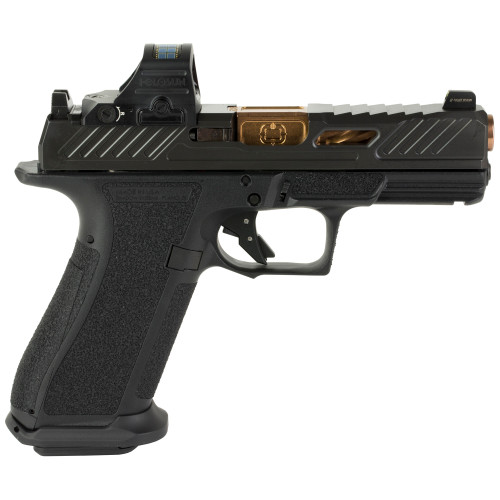 Shadow Systems XR920 Elite 9mm, 4" Bronze Barrel, Black, Includes Holosun 507c Red Dot, 17rd - Concealed Carry Guns | The Gun Shop