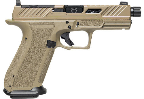 Shadow Systems XR920 Elite 9mm, 4.5" Threaded Barrel, Flat Dark Earth, Optics Ready, 17rd - Firearm | The Gun Shop