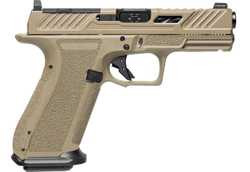 Shadow Systems XR920 Elite 9mm, 4" Barrel, Flat Dark Earth, Includes 2 Magazines, Optics Kit, Grip Kit, 17rd - Firearm | The Gun Shop
