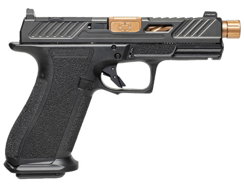 Shadow Systems XR920 Elite 9mm, 4.5" Bronze Barrel, Black, Tritium Night Sight, 10rd - Firearm | The Gun Shop