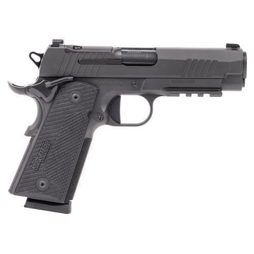 Sig Sauer 1911 X Carry 45 ACP, 4.25" Barrel, Black, Optic Ready, G10 Grip, 8rd - Firearm | The Gun Shop