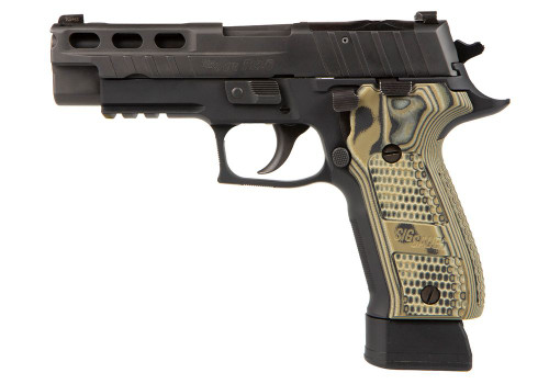 Sig Sauer P226 9mm, 4.4" Barrel, Piranha G10 G-Mascus Grips, Optic Ready, 10rd - Firearm | The Gun Shop