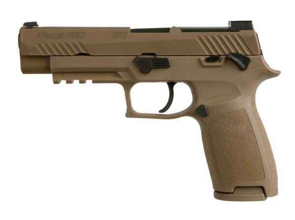 Sig P320-M17 9mm, 4.7" Barrel, Manual Safety, Night Sight Plate, 1x 17rd, Coupon For Extra Mag