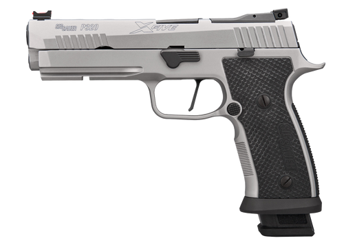 Sig Sauer P320-XFIVE SXG 9mm, Stainless Steel, Black G10 Grip, 21rd - Firearm | The Gun Shop