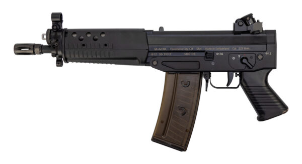 SWISS ARMS SIG 553 Pistol 223/5.56, Unfired, Diopter Sights, Black, 30rd