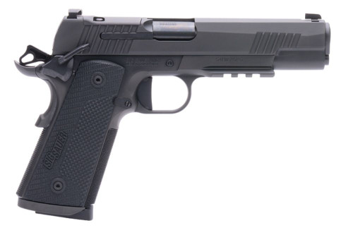 Sig Sauer 1911X 45 ACP, 5" Barrel, Black, Optic Ready, G10 Grip, 8rd - 1911 Guns | The Gun Shop