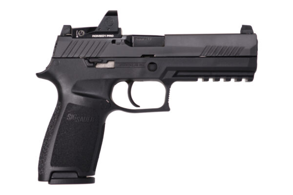 Sig P320 Full Size RXP 9mm, 4.7" Barrel, Romeo1 Pro Reflex, Fixed Sights, Black, 10rd