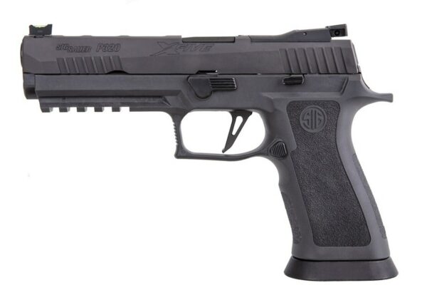 Sig P320 XFIVE Legion 9mm, 5" Bull Barrel, Dawson Precision Sights, Gray, Mag Coupon, 1x 17rd