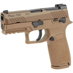 Sig P320-M18 9mm, 3.9" Barrel, Manual Safety, Coyote, Mag Coupon, 1x 17rd