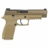 Sig P320-M17 9mm, 4.7" Barrel, No Manual Safety, Coyote, Mag Coupon, 1x 17rd