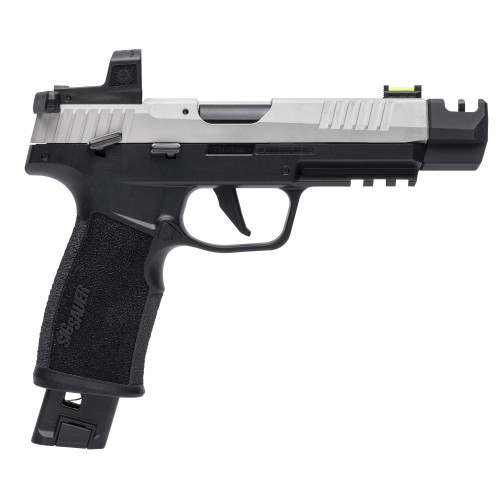 Sig Sauer P322 Compact 22 LR, 4" Barrel, Silver/Black Frame, ROMEO Zero Red Dot, 25rd - Firearm | The Gun Shop