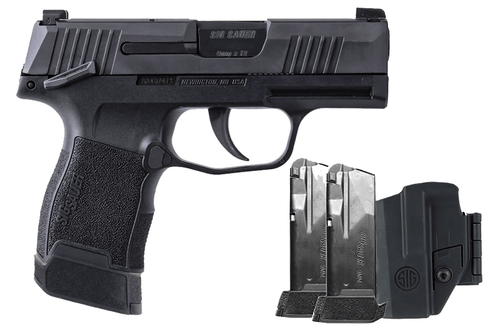 Sig Sauer P365 TacPac 9mm, 3.1" Barrel, Black, Kydex Holster, 12rd - Concealed Carry Guns | The Gun Shop