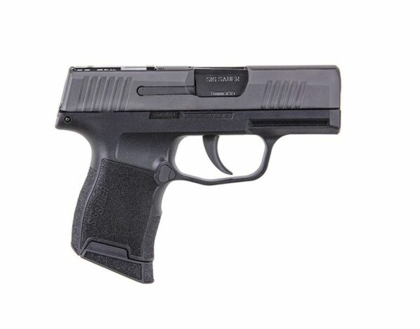Sig P365 SAS 9mm, 3.1" Barrel, Black, Fiber-Tritium Night Sight, 10rd Flush, 10rd Extended Mag