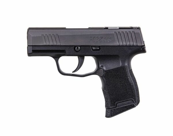 Sig P365 SAS 9mm, 3.1" Barrel, Black, Fiber-Tritium Night Sight, 10rd Flush, 10rd Extended Mag