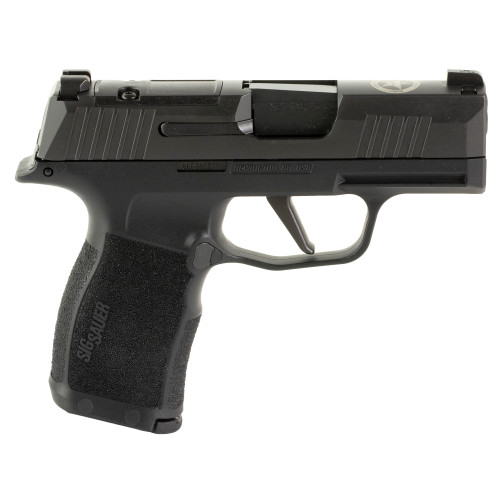 Sig Sauer P365X TALO Exclusive 9mm, 3.1" Barrel, Black, Texas Ranger Engraving, 12rd - Exclusive Guns | The Gun Shop