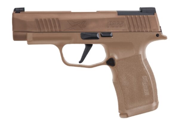 Sig P365XL NRA Edition 9mm, 3" Barrel, Xray3, Coyote Tan, NRA Coin, 2x 12rd/1x 15rd