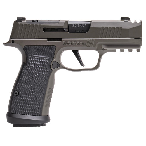 Sig Sauer P365 AXG Legion 9mm, 3.1" Barrel, Gray Cerakote, Optic Ready, 17rd - Concealed Carry Guns | The Gun Shop