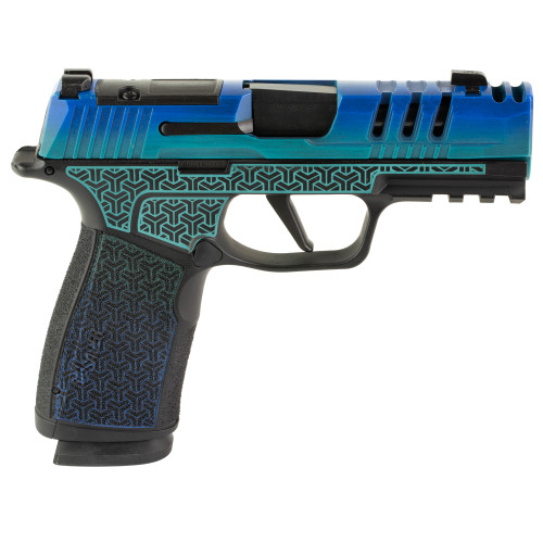 Sig Sauer P365 XMacro 9mm, 3.1" Barrel, Glactic June Bug, Optic Ready, 17rd - Firearm | The Gun Shop