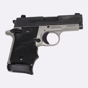 SIG P938 Ghost 9mm, 3" Barrel, Contrast Sights, Nitron Slide, Black Frame, 7rd