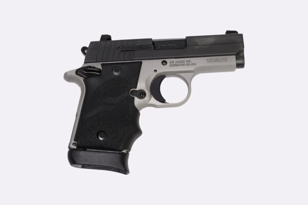 SIG P938 Ghost 9mm, 3" Barrel, Contrast Sights, Nitron Slide, Black Frame, 7rd