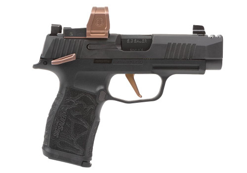 Sig Sauer P365-XL Rose 9mm, 3.7" Barrel, Black, RomeoZero Elite Sight, 12rd - Firearm | The Gun Shop