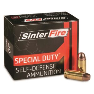 Sinterfire Special Duty Brass 40 S&W 125 Grain 20 Rounds Hp