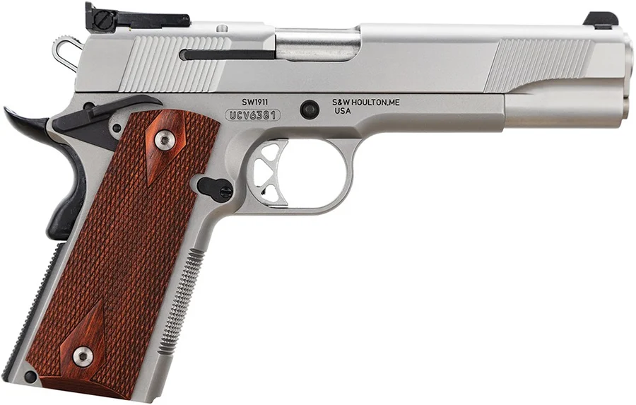 Smith & Wesson SW1911 E-Series 45 ACP Stainless Centerfire Pistol with