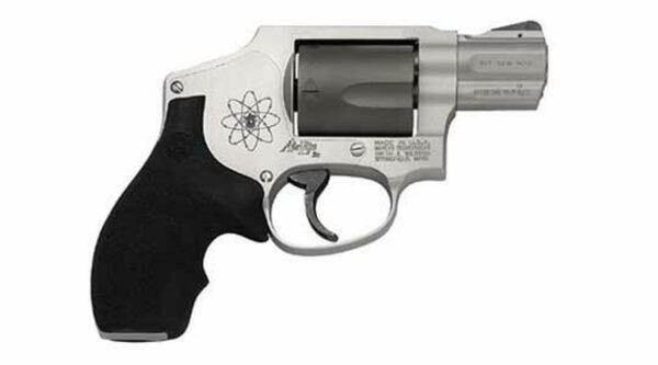 Smith & Wesson 340SCPD Airlite 357Mag, 1 7/8 Inch, Black/Gray, Fixed Sights, Rubber Grips, Scandium, 5rd