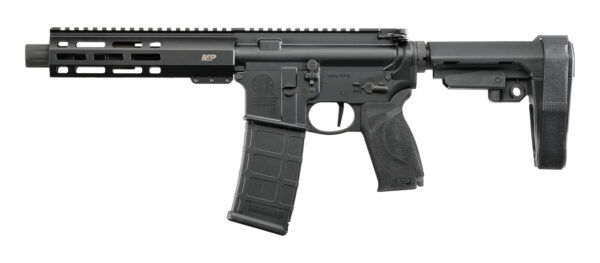 Smith & Wesson M&P15 Pistol 5.56/.223, 7.5" Barrel, SBA3, Black, 30rd