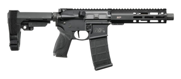 Smith & Wesson M&P15 Pistol 5.56/.223, 7.5" Barrel, SBA3, Black, 30rd