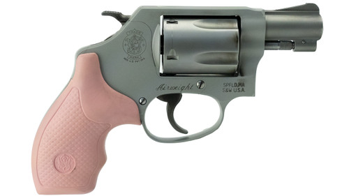 RENTAL Smith & Wesson Model 637 38 Special +P, 1.9" Barrel, Pink Rubber Grips, 5rd - Concealed Carry Guns | The Gun Shop