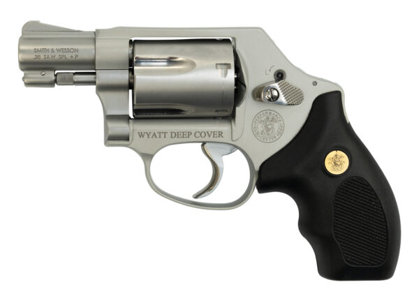 Smith & Wesson 637 Used .38 Spl, Wyatt Deep Cover/Gunsmoke, 1.87", SS, 5rd