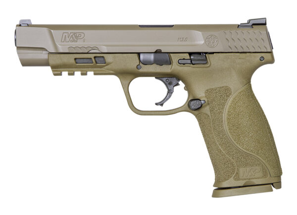 Smith & Wesson M&P9 M2.0 9mm, 5" Barrel, 3-Dot Sights, NTS, Flat Dark Earth, 17rd