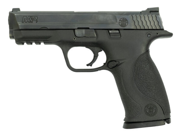 Smith & Wesson M&P9 9mm, Trade-In, 4.25" Barrel, No Thumb Safety, CT Laser Grip, Black, 17rd