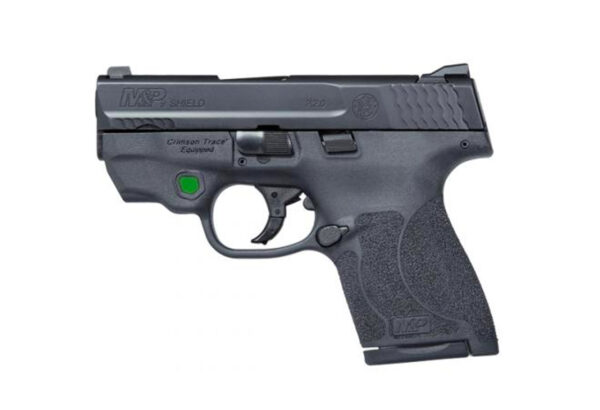 Smith & Wesson M&P Shield M2.0 9mm, 3.1" Barrel, CT Green Laser, 7/8rd Mags